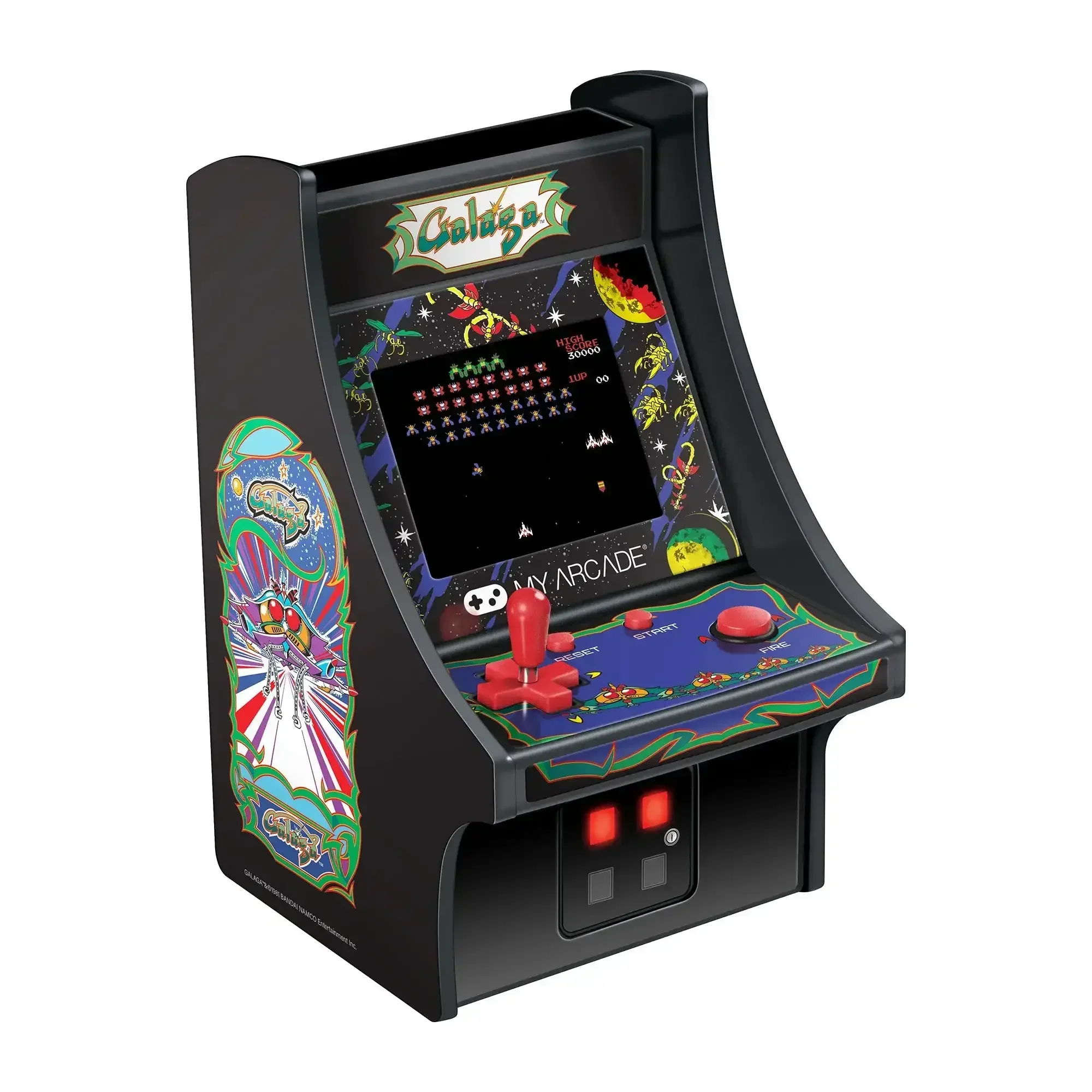 My Arcade - Galaga Micro Player DGUNL-3222 - Kolekcjonerska Konsola do Gier Retro - Image 3