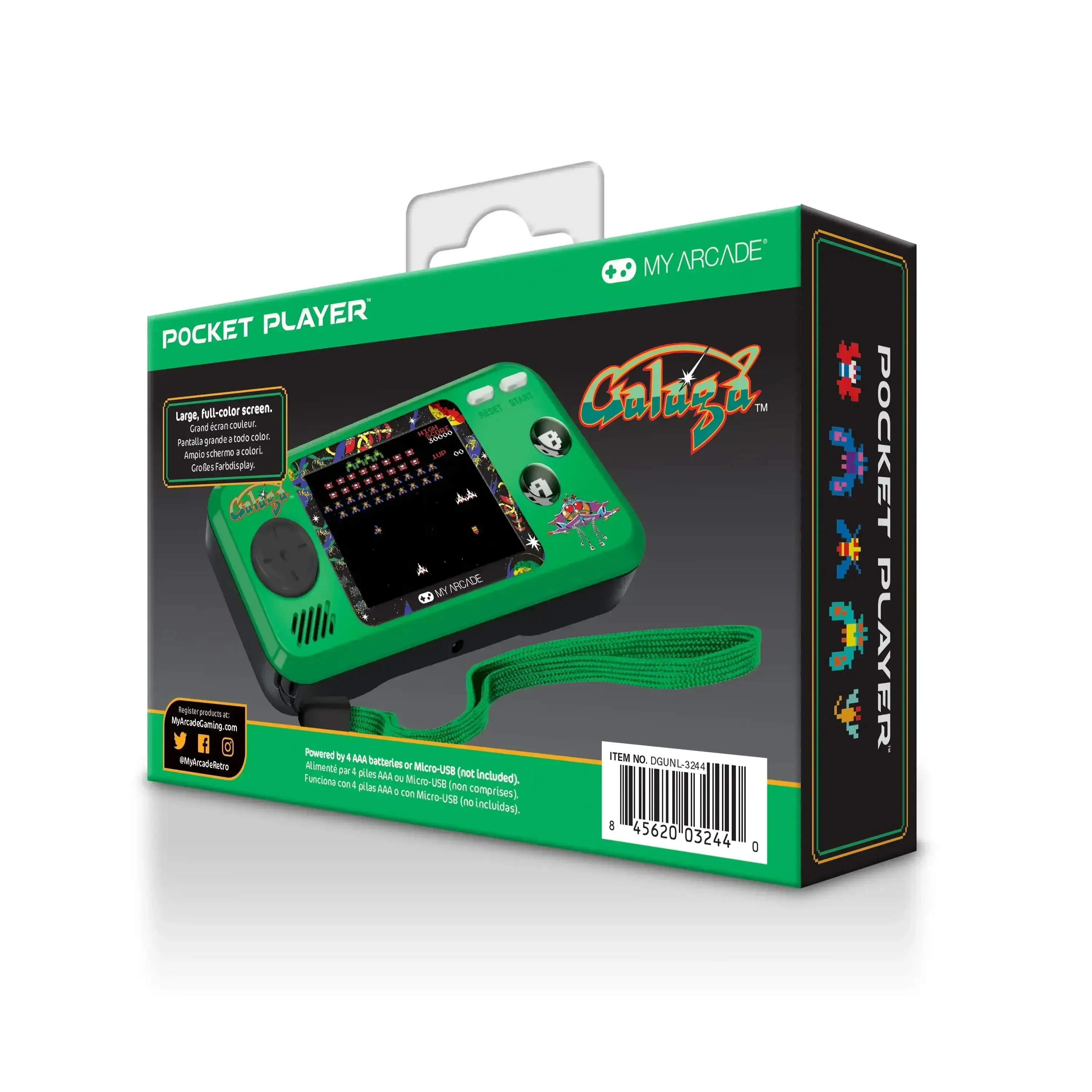 My Arcade - GALAGA Pocket Player DGUNL-3244 - Kolekcjonerska Konsola do Gier Retro - Image 4