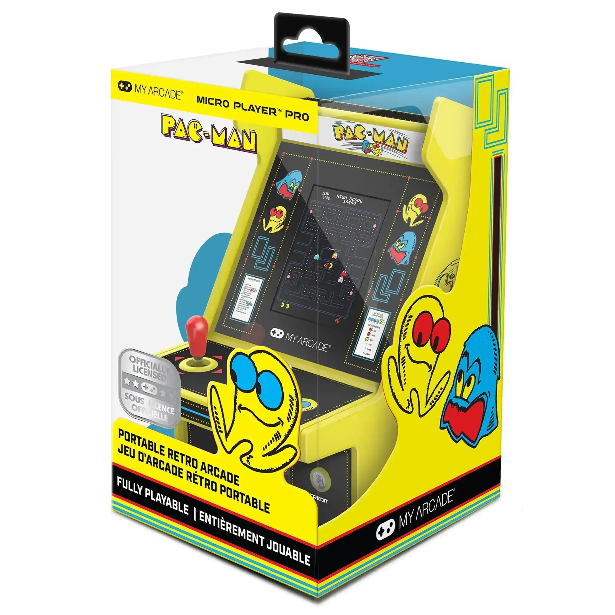 My Arcade - PAC-MAN Micro Player Pro DGUNL-4194 - Kolekcjonerska Konsola do Gier Retro - Image 2