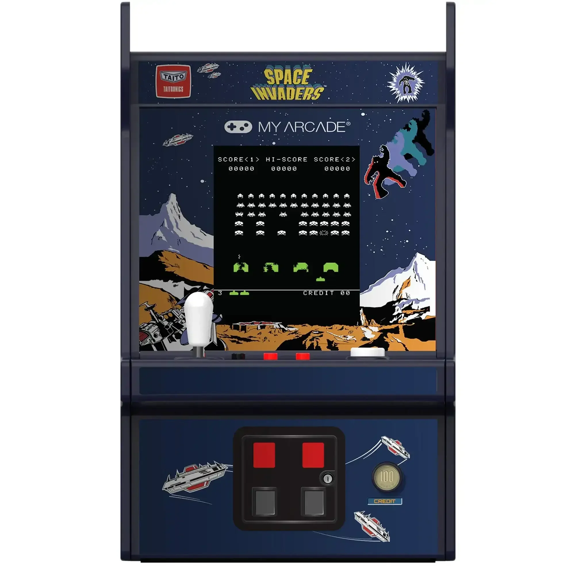 My Arcade - SPACE INVADERS Micro Player Pro DGUNL-7004 - Kolekcjonerska Konsola do Gier Retro - Image 4