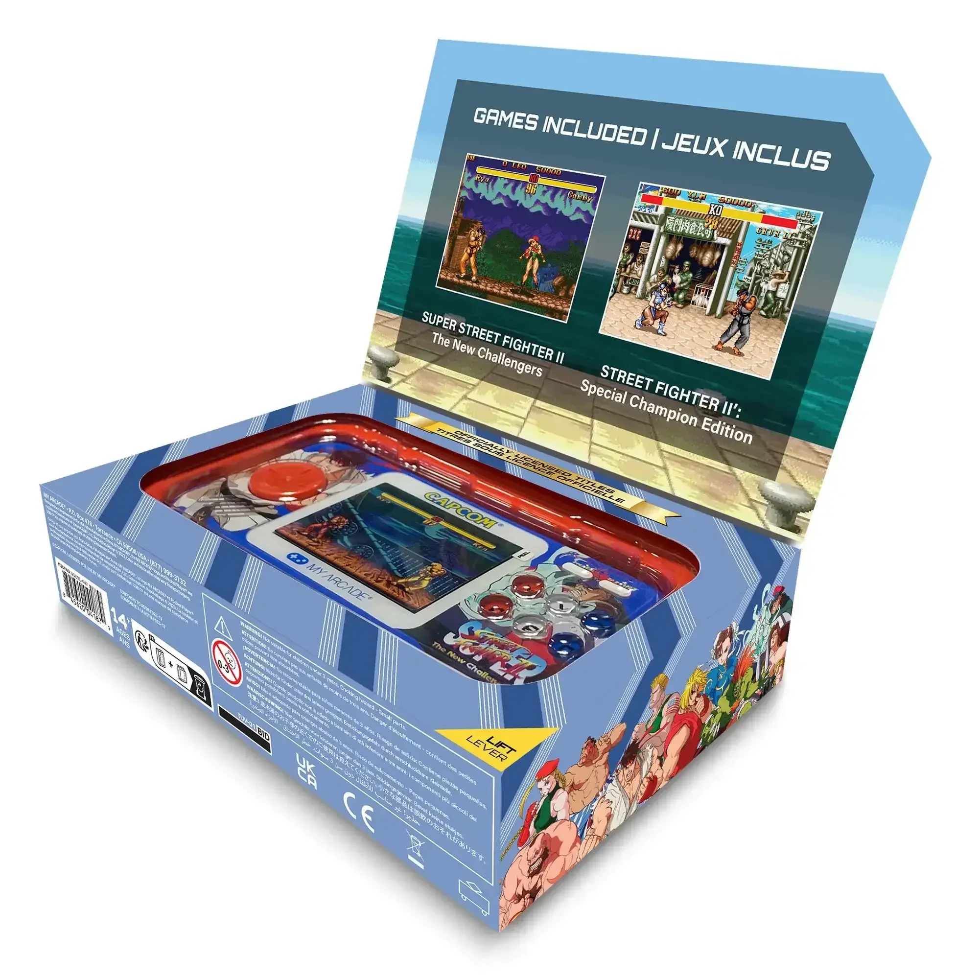 My Arcade - Super Street Fighter II Pocket Player Pro DGUNL-4187 - Kolekcjonerska Konsola do Gier Retro - Image 5