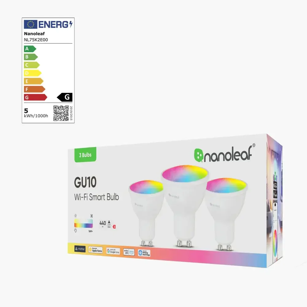Nanoleaf - Matter Smart GU10 Bulb - Inteligentne Żarówki LED - Image 2