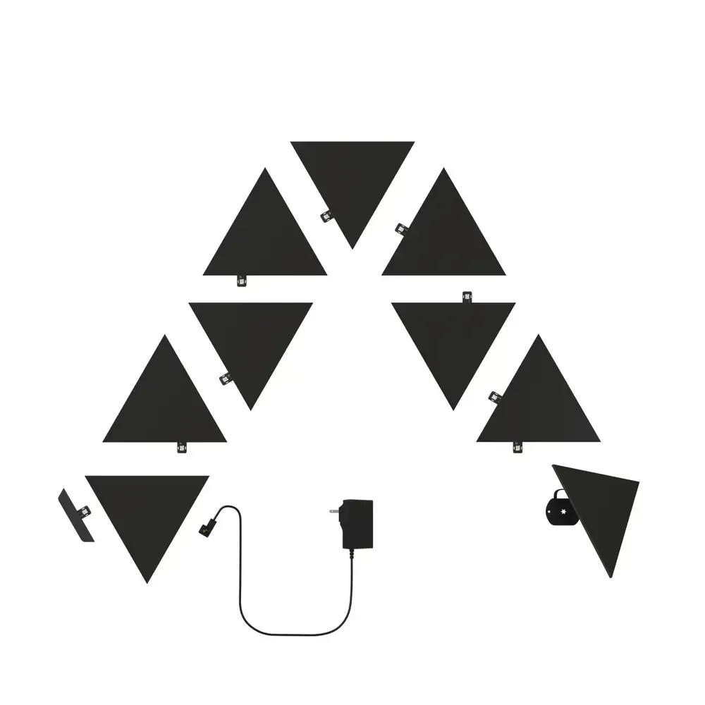 Nanoleaf Shapes - Limited Edition Ultra Black Triangles Starter Kit - Zestaw Paneli Świetlnych LED - Image 2