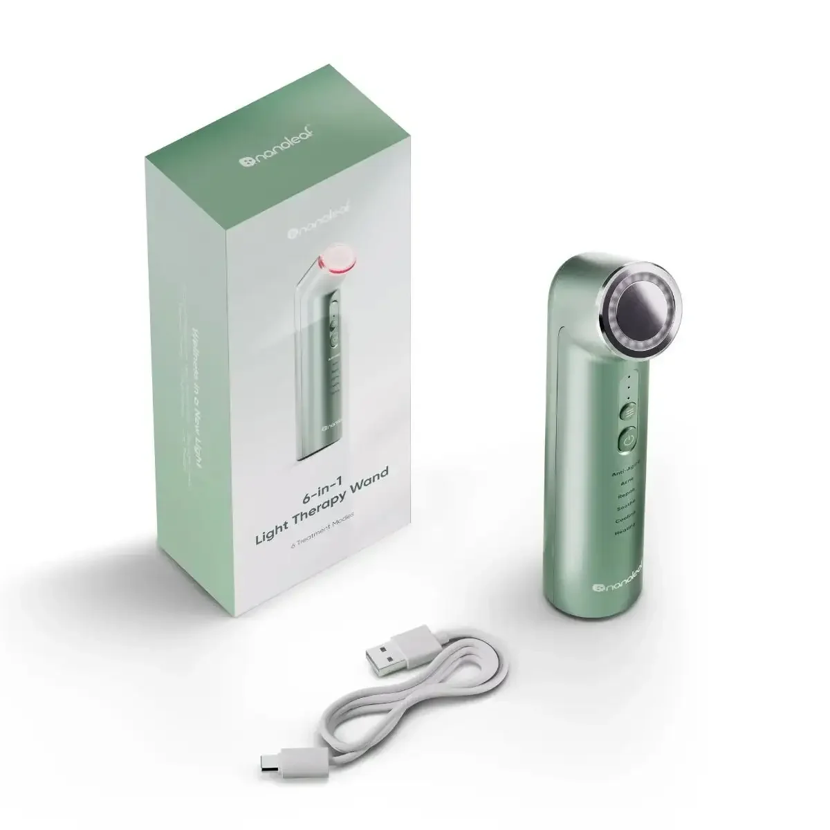 Nanoleaf Wellness - 6-in-1 Light Therapy Wand - Urządzenie do Terapii Światłem - Image 2
