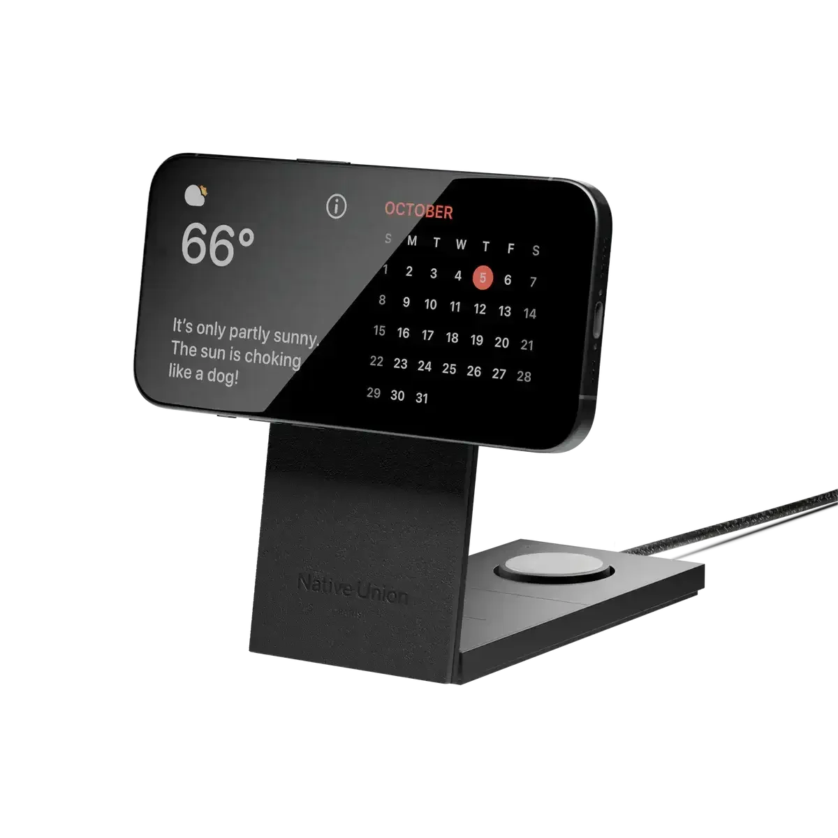 Native Union - Rise 3-in-1 Magnetic Wireless Charger - Magnetyczna Ładowarka Bezprzewodowa - Image 3