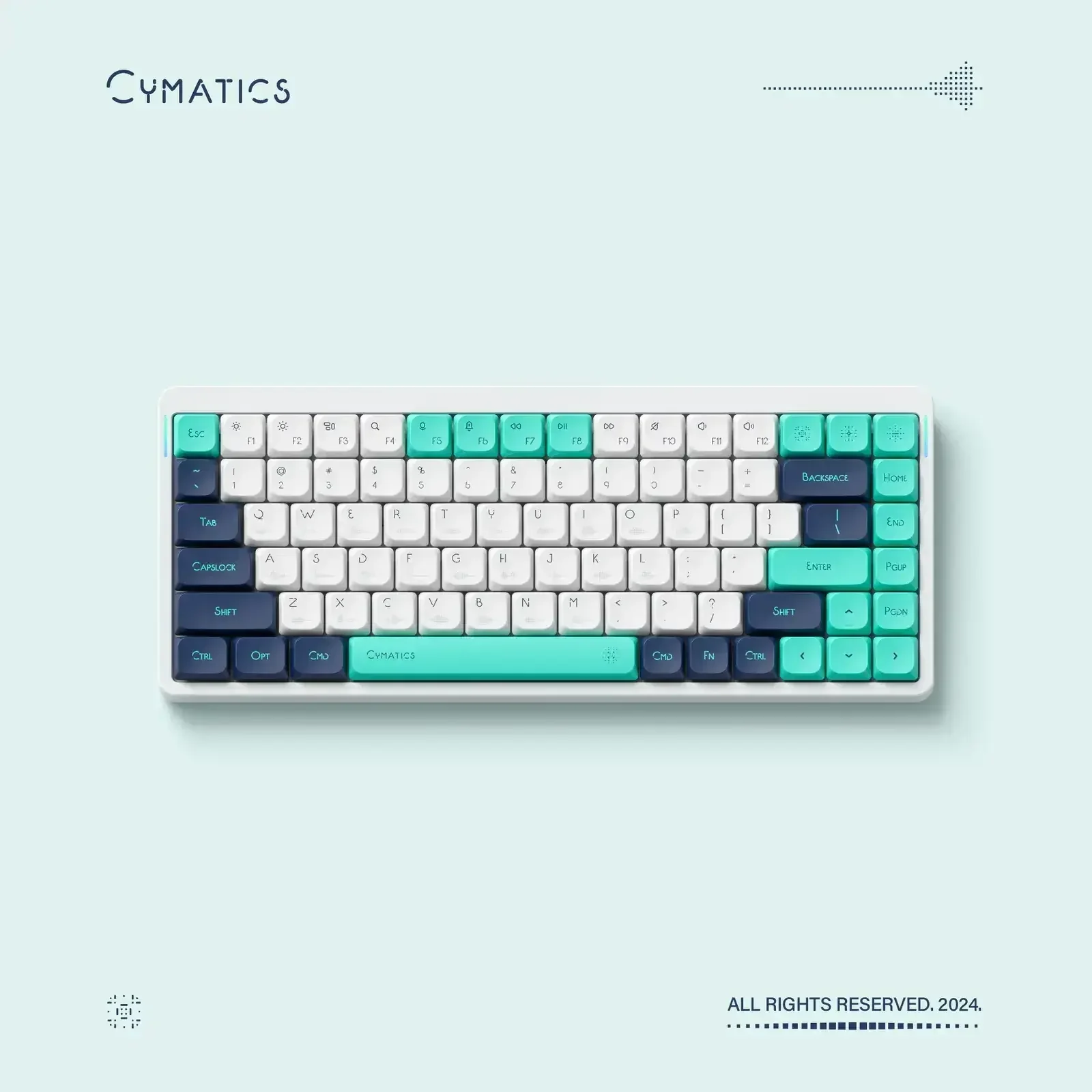 NuPhy - Cymatics nSA Profile Dye-sub PBT Keycaps - Niskoprofilowe Nasadki do Klawiatury - Image 3