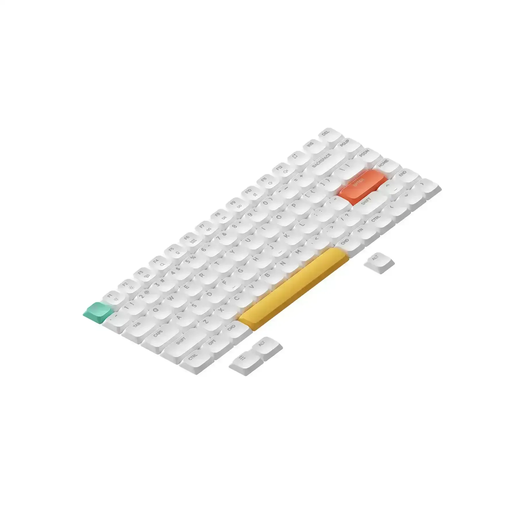 Nuphy - nSA Shine-through ABS Keycaps - Nasadki do klawiatury niskoprofilowej - Image 3