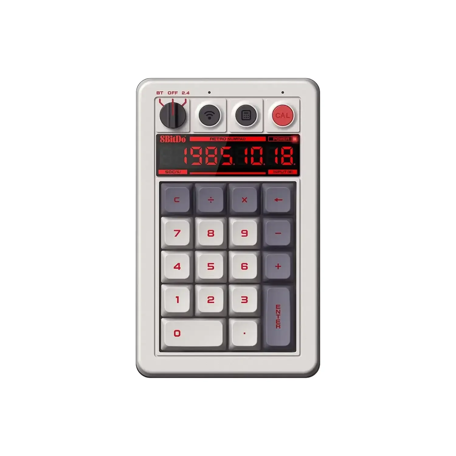 8BitDo - Retro 18 Mechanical Numpad - Klawiatura Numeryczna Bezprzewodowa Retro z Kalkulatorem - Image 13