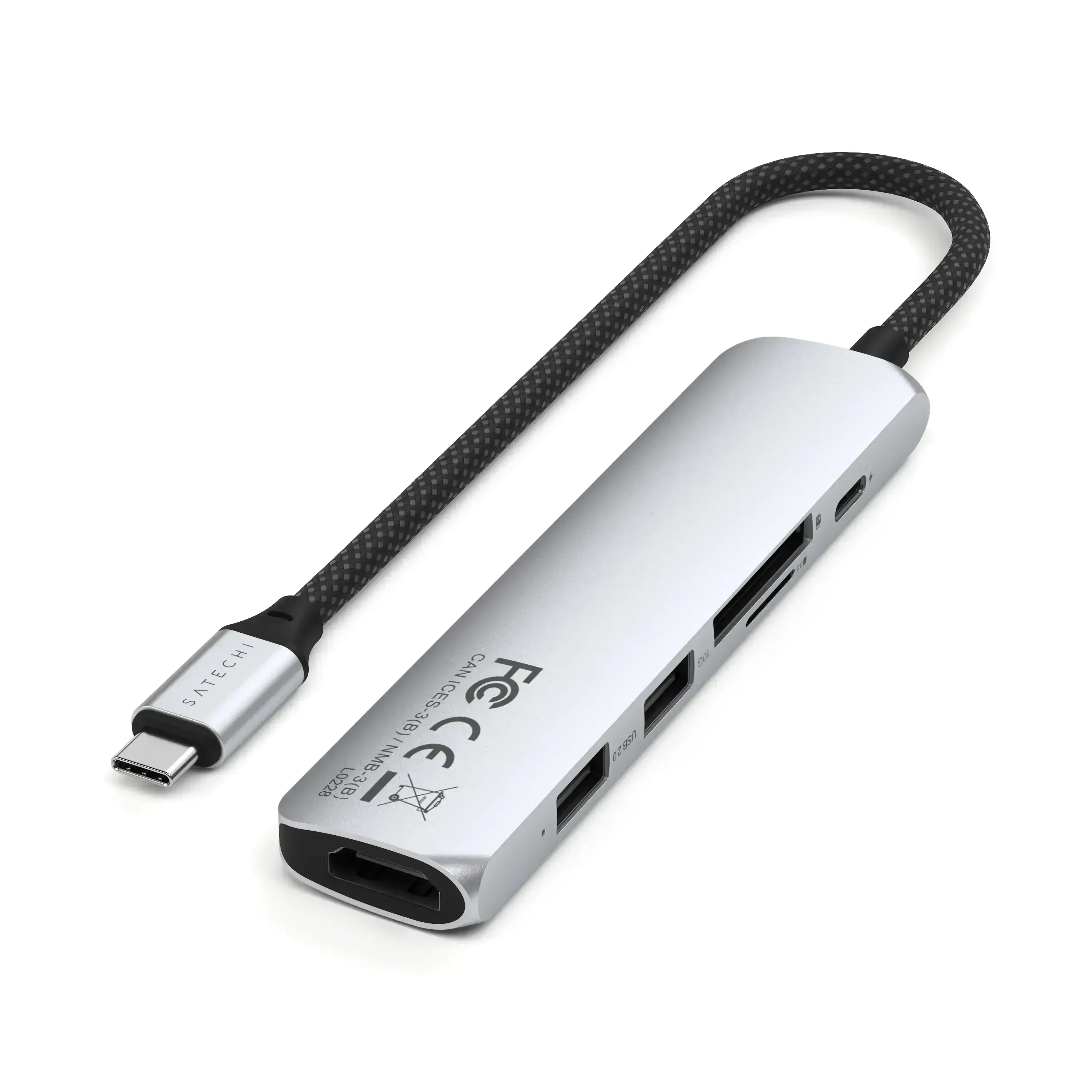 Satechi - 6-in-1 USB-C Slim Multiport Adapter - Wieloportowy Adapter USB-C - Image 8