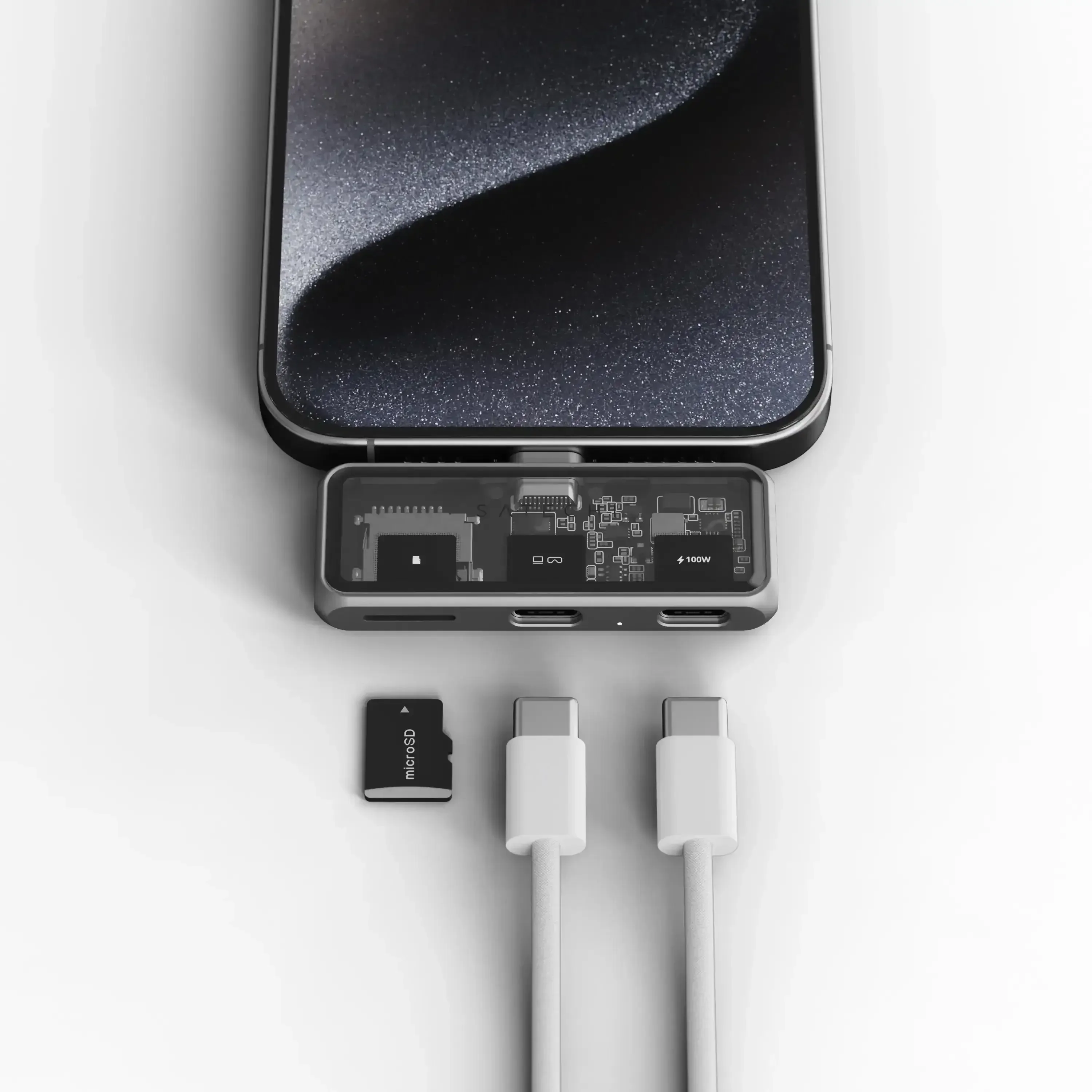 Satechi - Mobile XR Hub with microSD Reader - Mobilny Hub XR z Czytnikiem microSD - Image 5