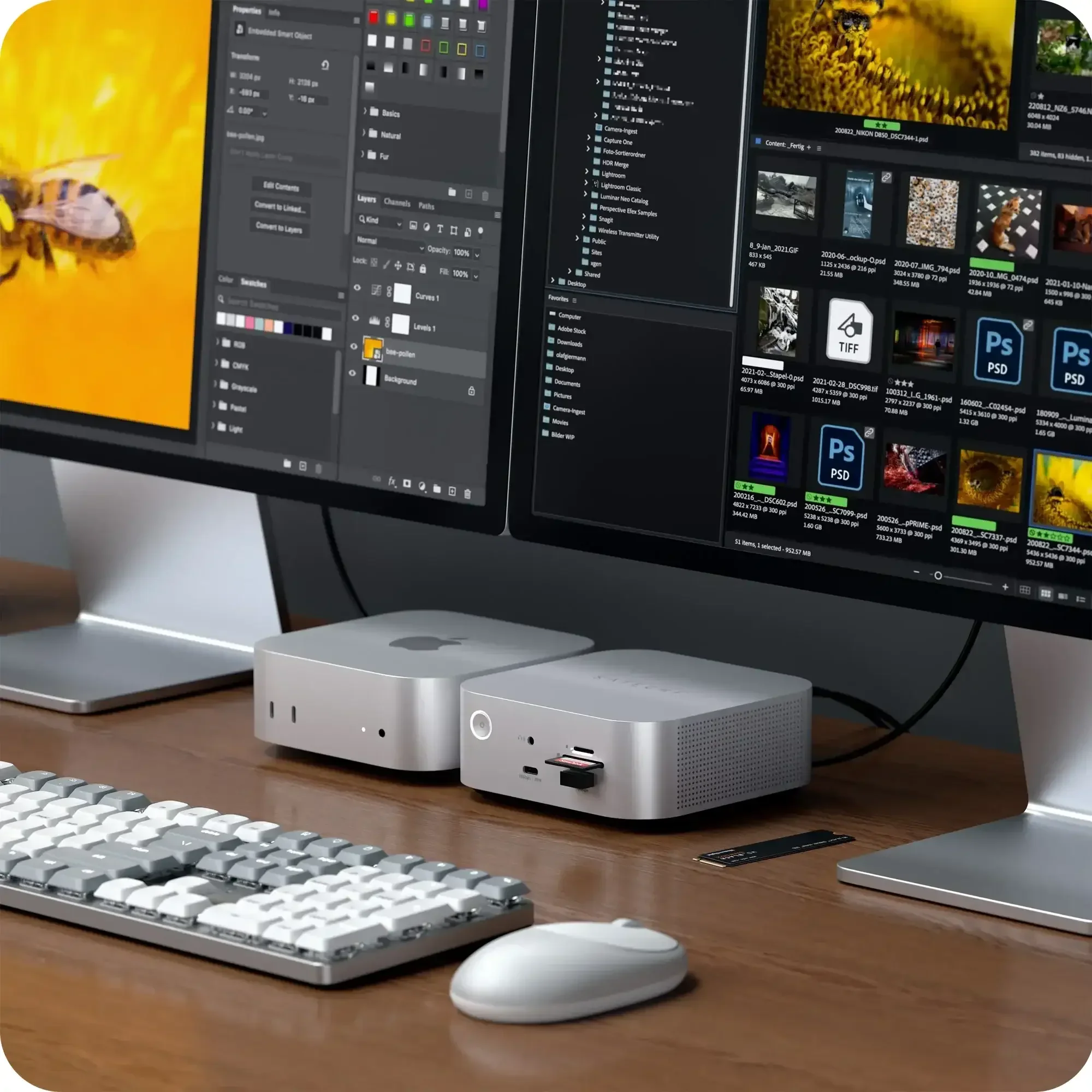Satechi - Thunderbolt 5 CubeDock™ with SSD Enclosure - Stacja Dokująca Thunderbolt 5 Z Miejscem Na Dysk SSD - Image 6