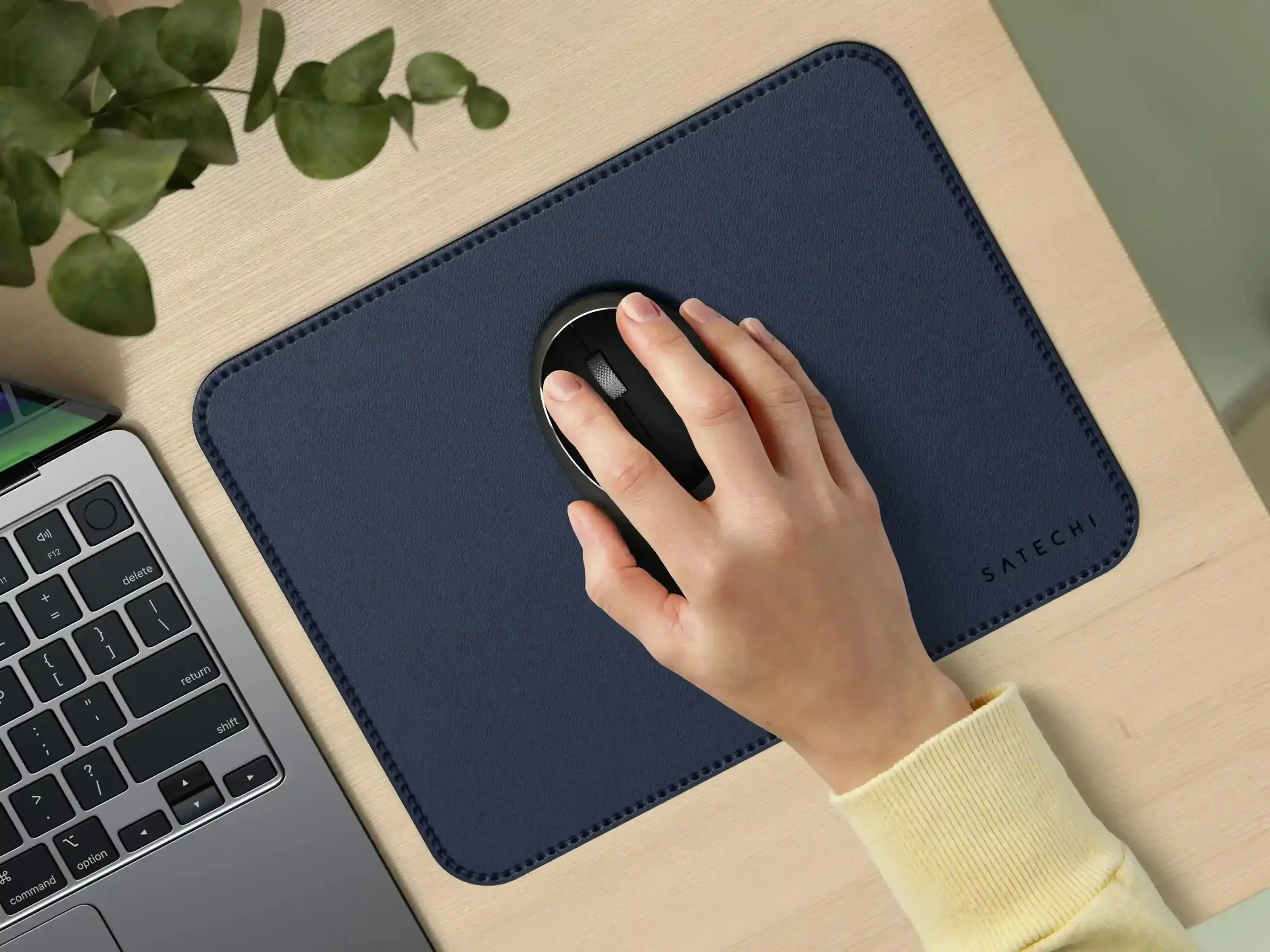 Satechi - Vegan-Leather Premium Mouse Pad - Podkładka Pod Myszkę ze Skóry Wegańskiej - Image 14