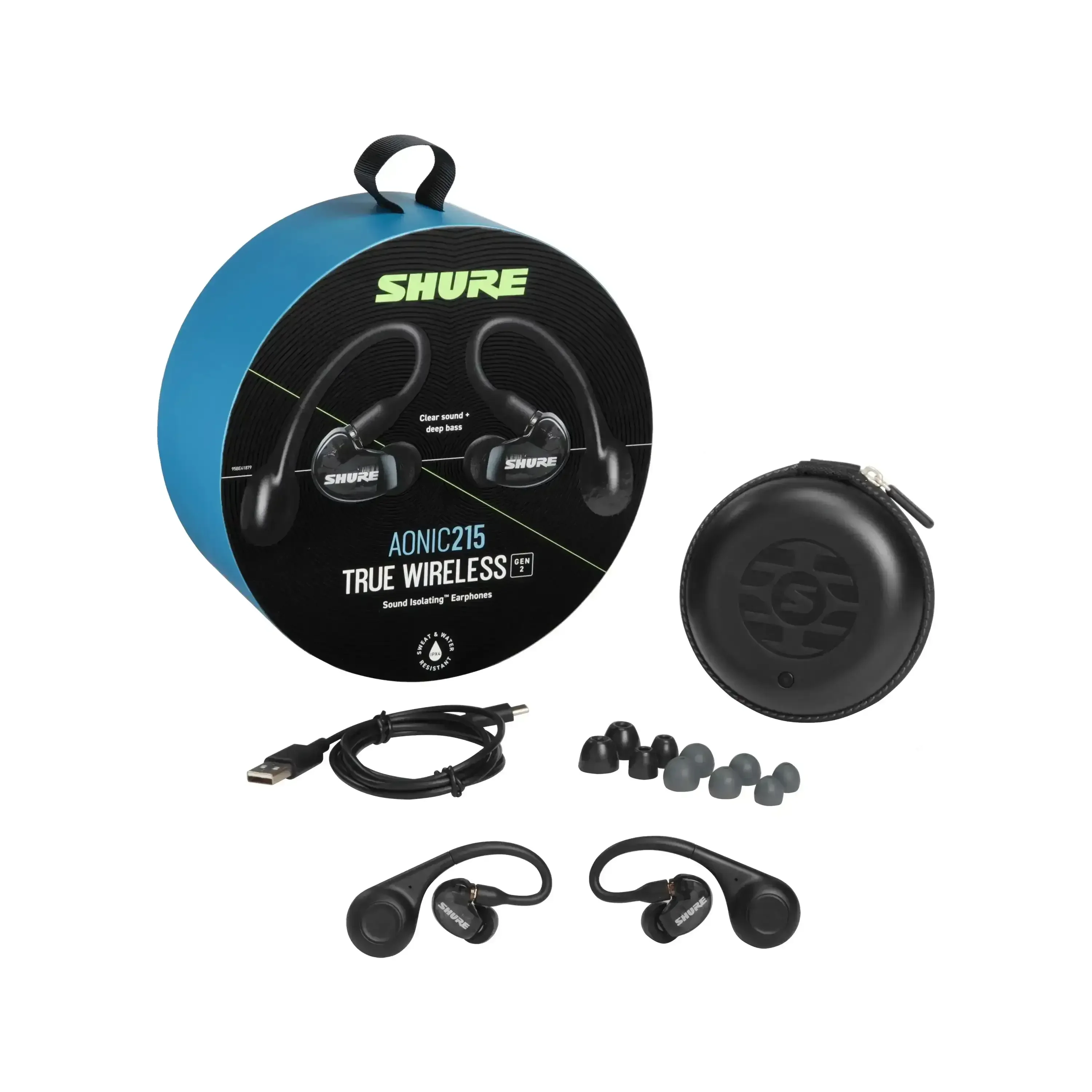 Shure - AONIC 215 Gen 2 True Wireless Sound Isolating Earphones - Słuchawki True Wireless Sound Isolating™, Gen 2 - Image 3