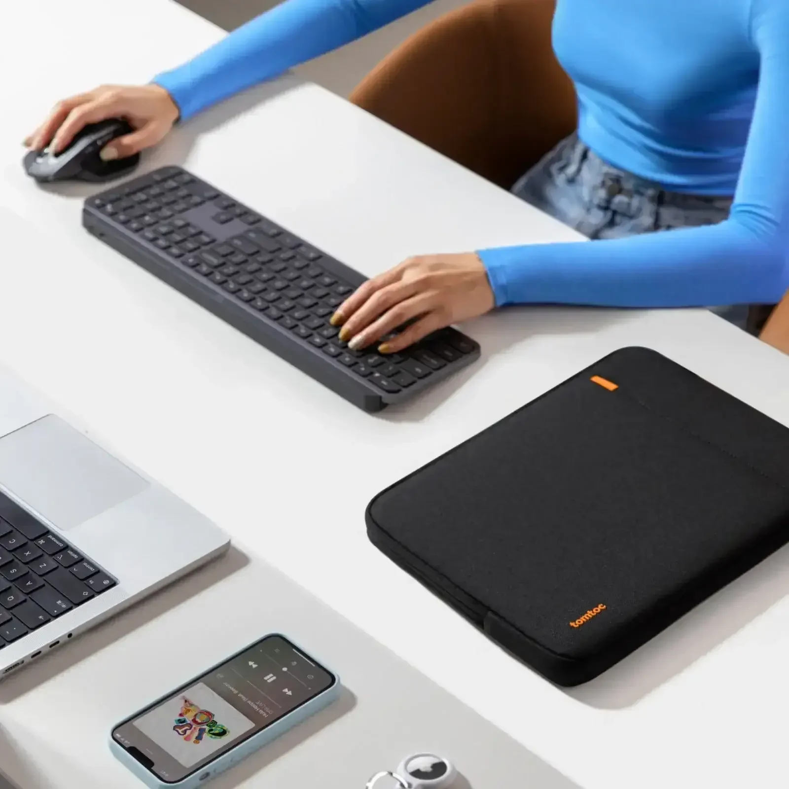 Tomtoc - Defender-A13 Laptop Sleeve for 14 inch MacBook Pro - Pokrowiec na Macbooka - Image 18