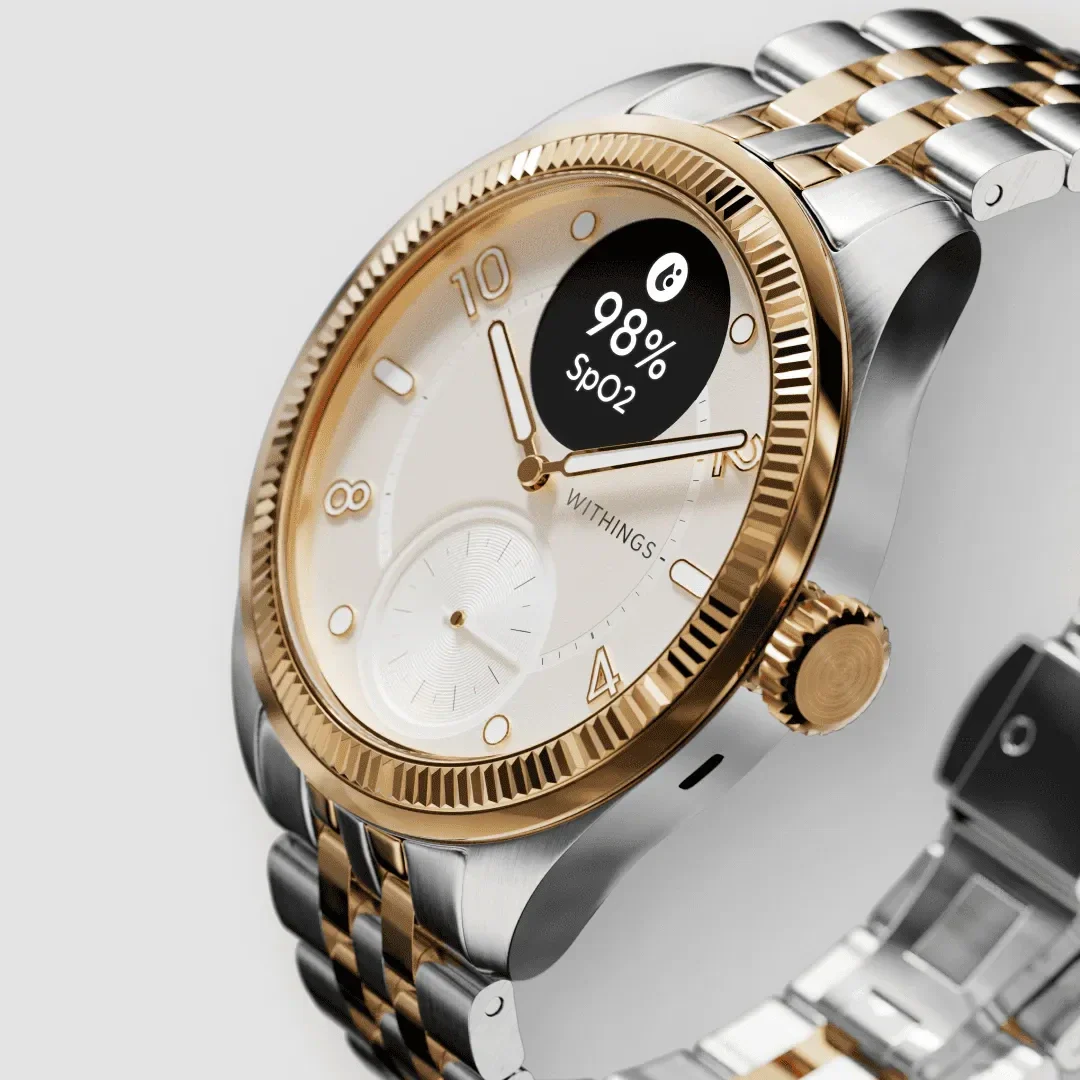 Withings - ScanWatch Nova Brilliant - Elegancki Smartwatch Moniturujący Zdrowie 39 mm - Image 9